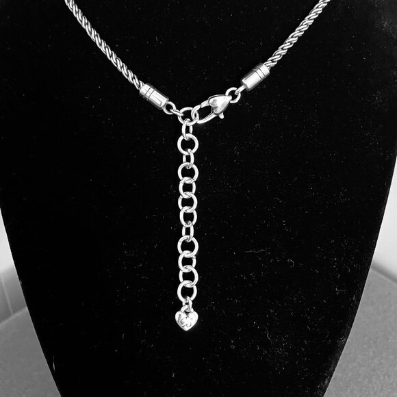 Brighton Bibi Aqua Heart Reversible Necklace - Picture 3 of 3